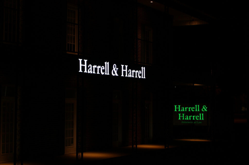 Signs for law office