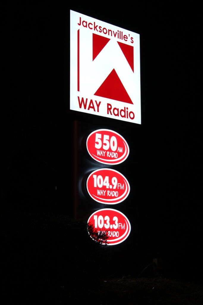 Illuminated Pylon Sign